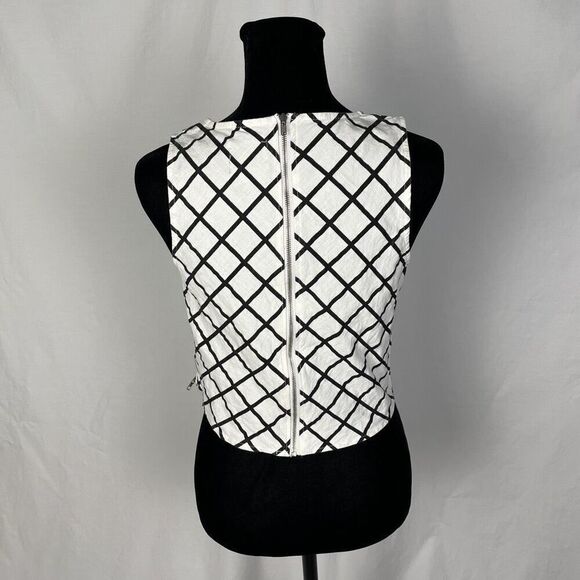 Maeve Anthropologie Asymmetrical Checkered Blouse - Women’s XS Petite - Picture 2 of 6